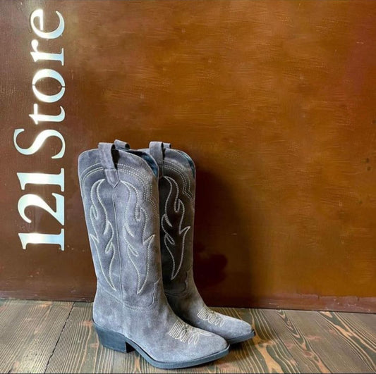 Smoke colored Texan boots